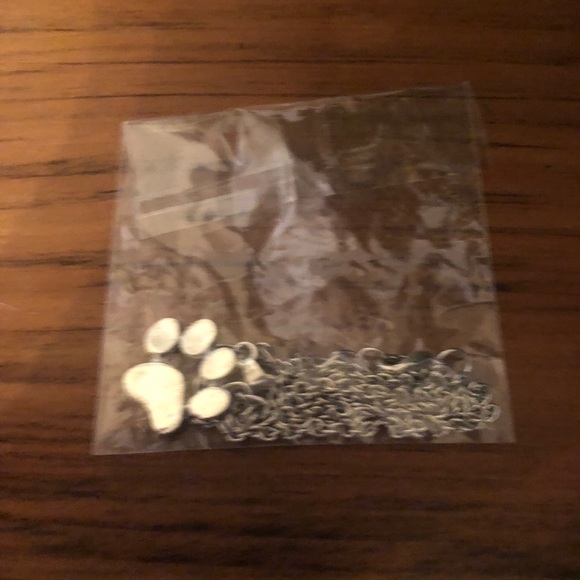 Silver Plated Paw Print Necklace 🐾 - Picture 4 of 4